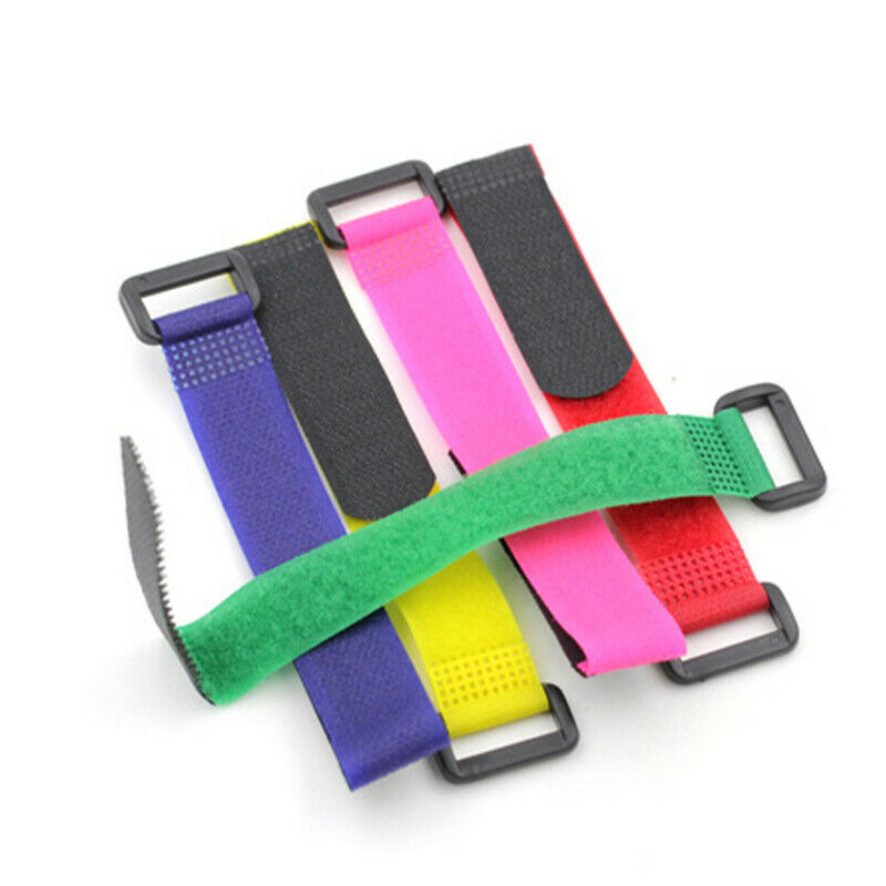 5pcs Outdoor Tied Strap Nylon Button Strap Anti-tie Fishing Rod Binding BeltBDA