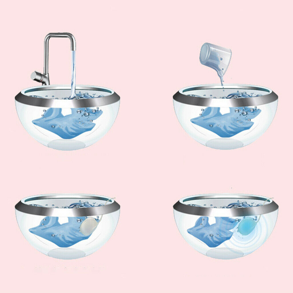 Ultrasonic Bubble Mini Cleaner for Travel &Home 5W USB Powered Waterproof
