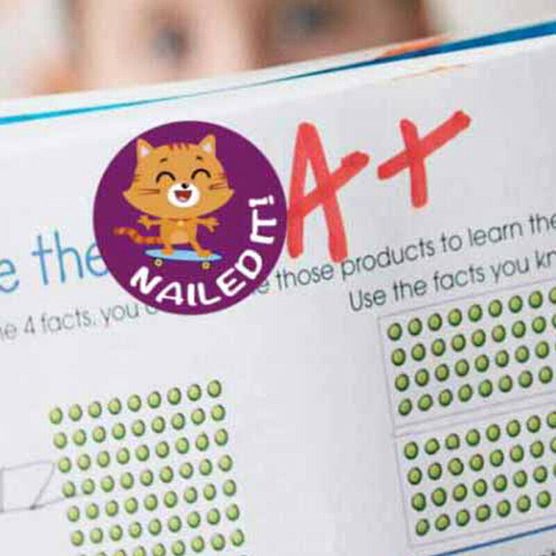 500pcs Reward Stickers Encouragement Labels Roll Animals Motivation Stick.l8