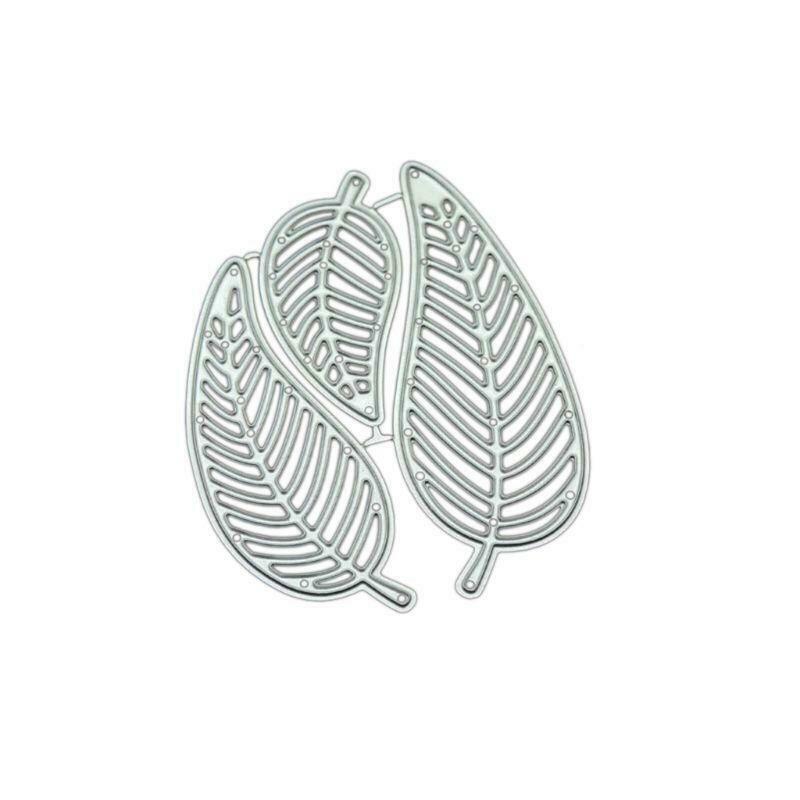 Hollow Leaves DIY Metal Cutting Dies Stencil Scrapbooking Album Paper Card Craft