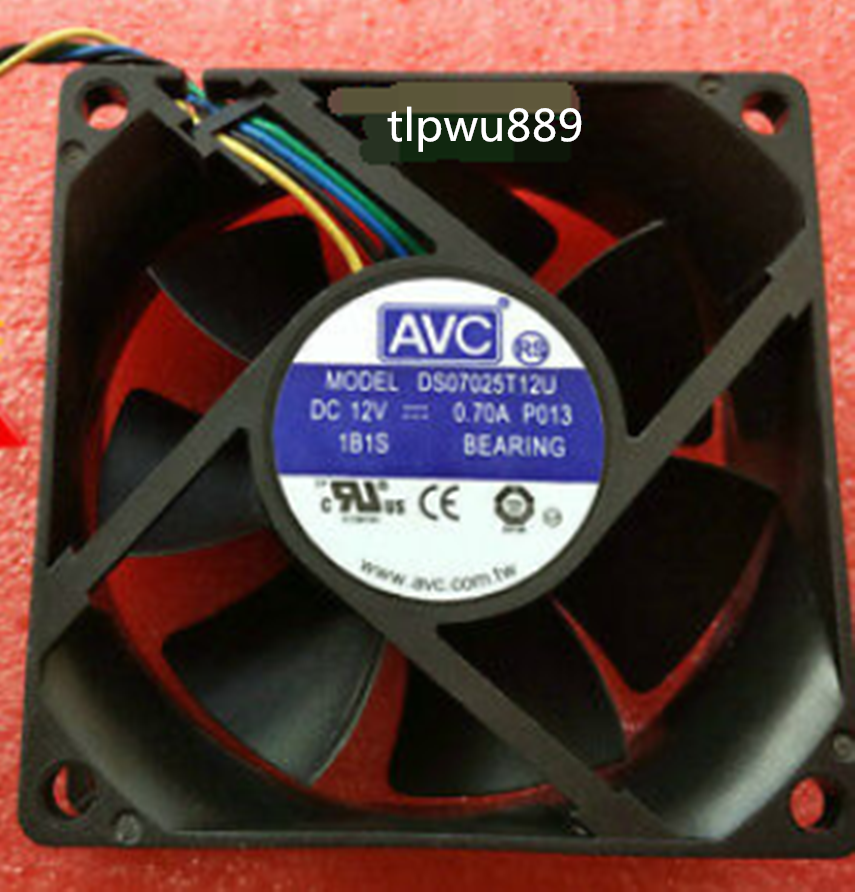For AVC 7025 DS07025T12U Fan 12V 0.70A 4pin 70*70*25mm t1