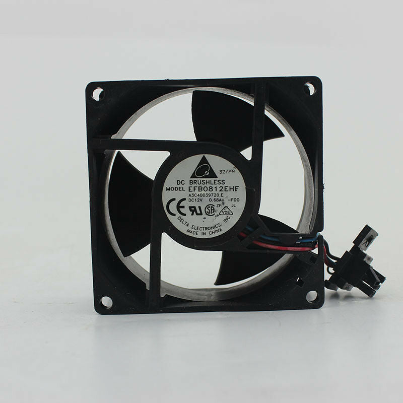 For DELTA EFB0812EHF FAN 12V 80X32mm 61.36CFM (LOT OF 3)
