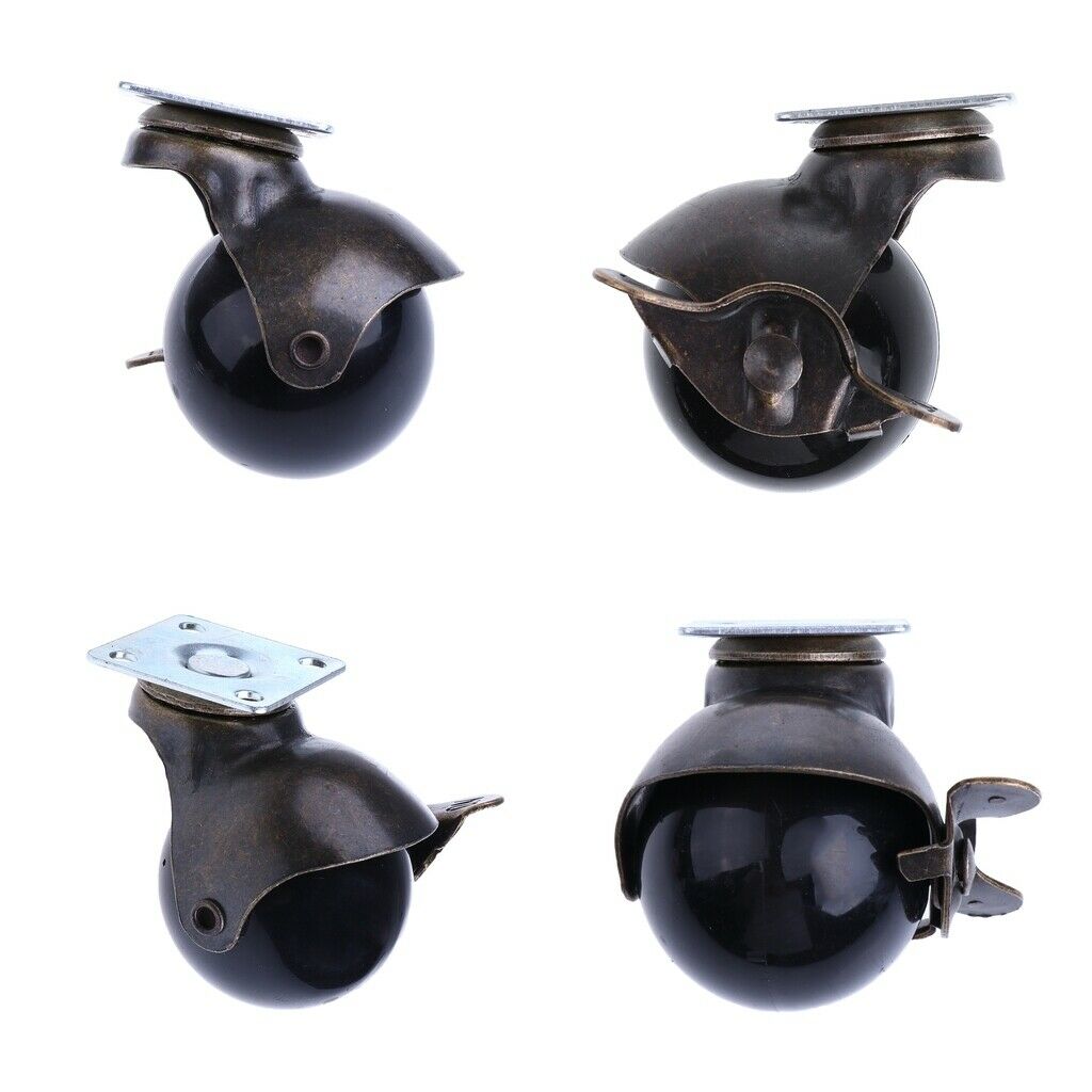 1.5 "PP PP Pivoting Wheels with RuCar Attachments Garden Mowers