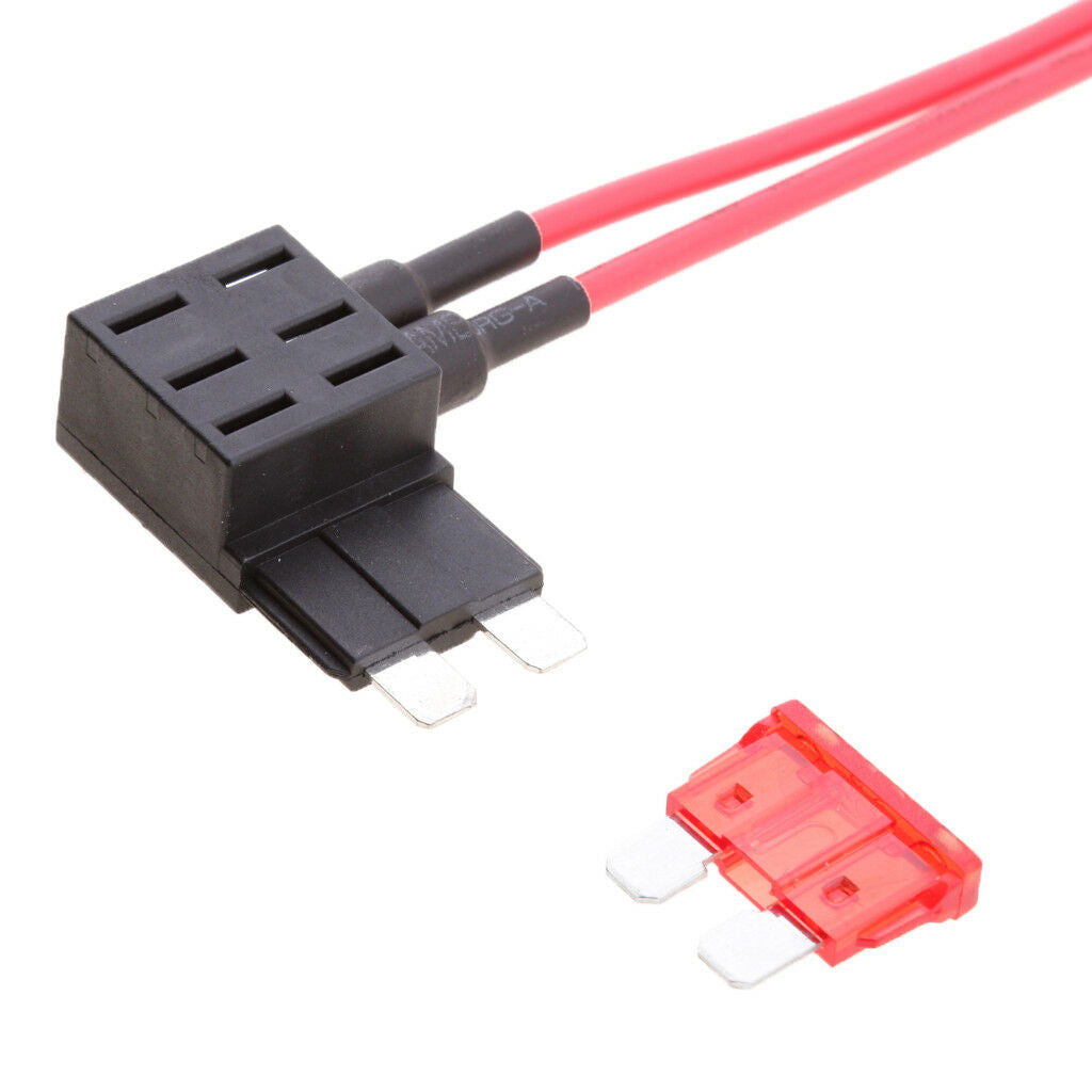 Car Automotive Audio 16Gauge 2 Wire ATC/ATO Blade Fuse TAP 3 Circuit Adapter