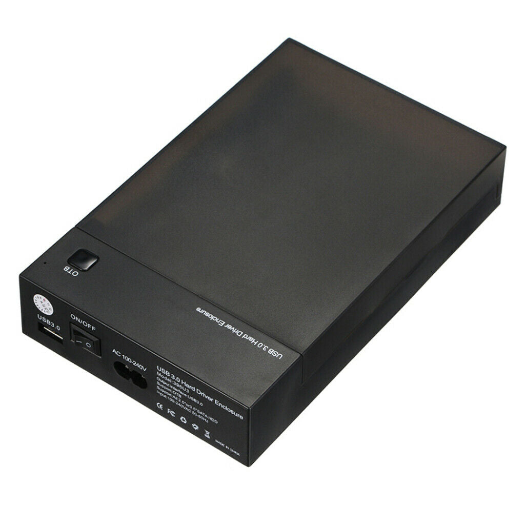 External Hard Drive Enclosure for 3.5 2.5 Inch SATA SSD HDD, USB 3.0 to SATA