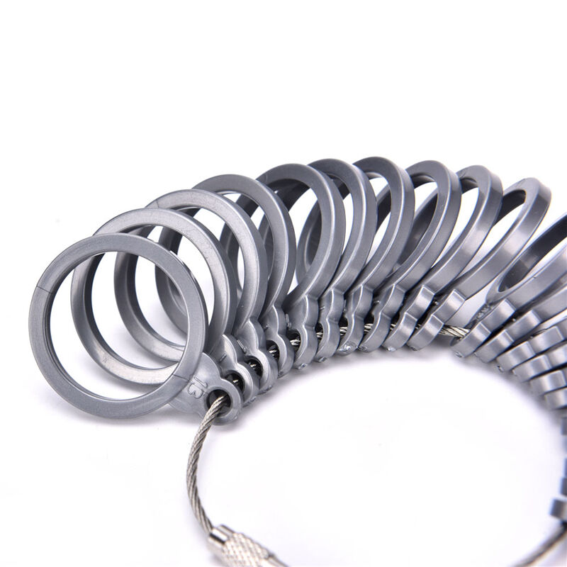 Plastic Finger Ring Sizer Tool Jewelry Measure Gauge Equipment US Size 3-1.l8