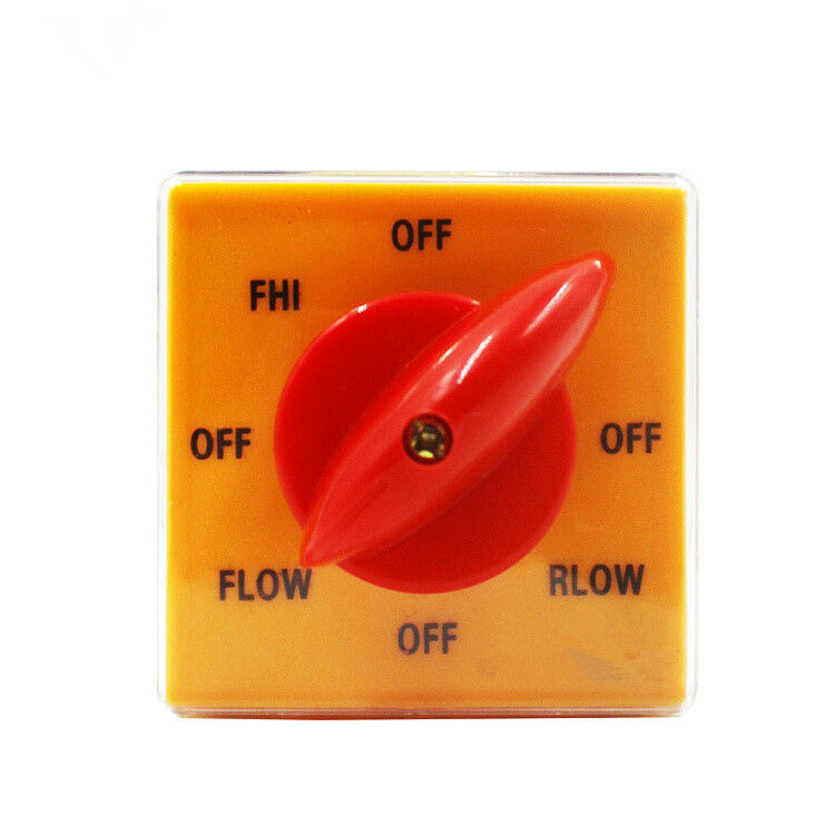 1PCS Changeover Switch Latching 500V 25A 8(OFF-FHI-OFF-RHI-OFF-RLOW-OFF-FLOW)