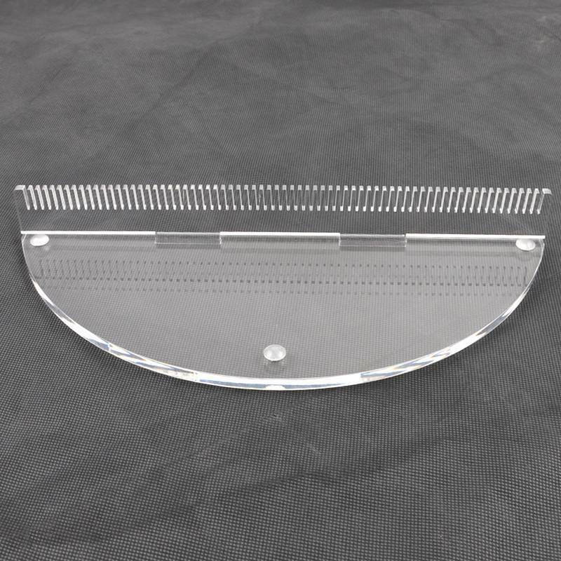 Clear SPA Hair Extensions Hair Strands Weft Holder Board Plate for Braiding
