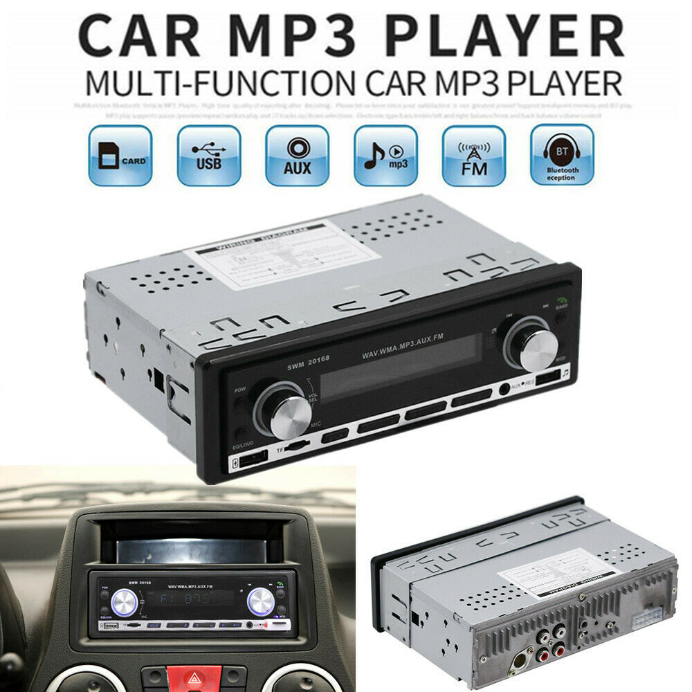 Car Stereo 1 Din Bluetooth Car MP3 Player Radio Radio TF SD Card U Disk Charging