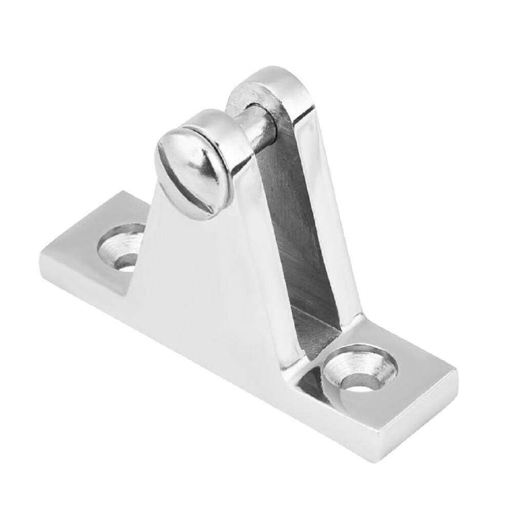 Boat Cover/ Canopy Fitting 90 Degree Straight Deck Hinge 316 Stainless Steel