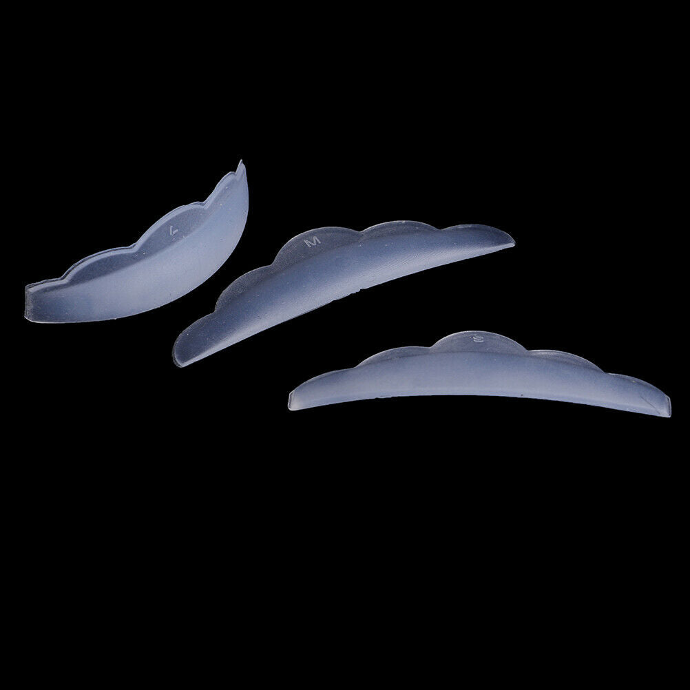 3 Pairs Silicone Eyelash Lift Curlers Silicone Eye Lash Extension Shields.l8
