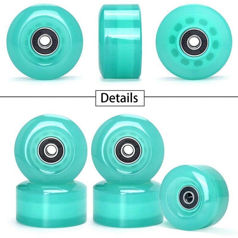 8Pcs 58mmx32mm,82A Outdoor/Indoor Quad Roller Skate Wheels,PU Wheels ReplaceZ8L6