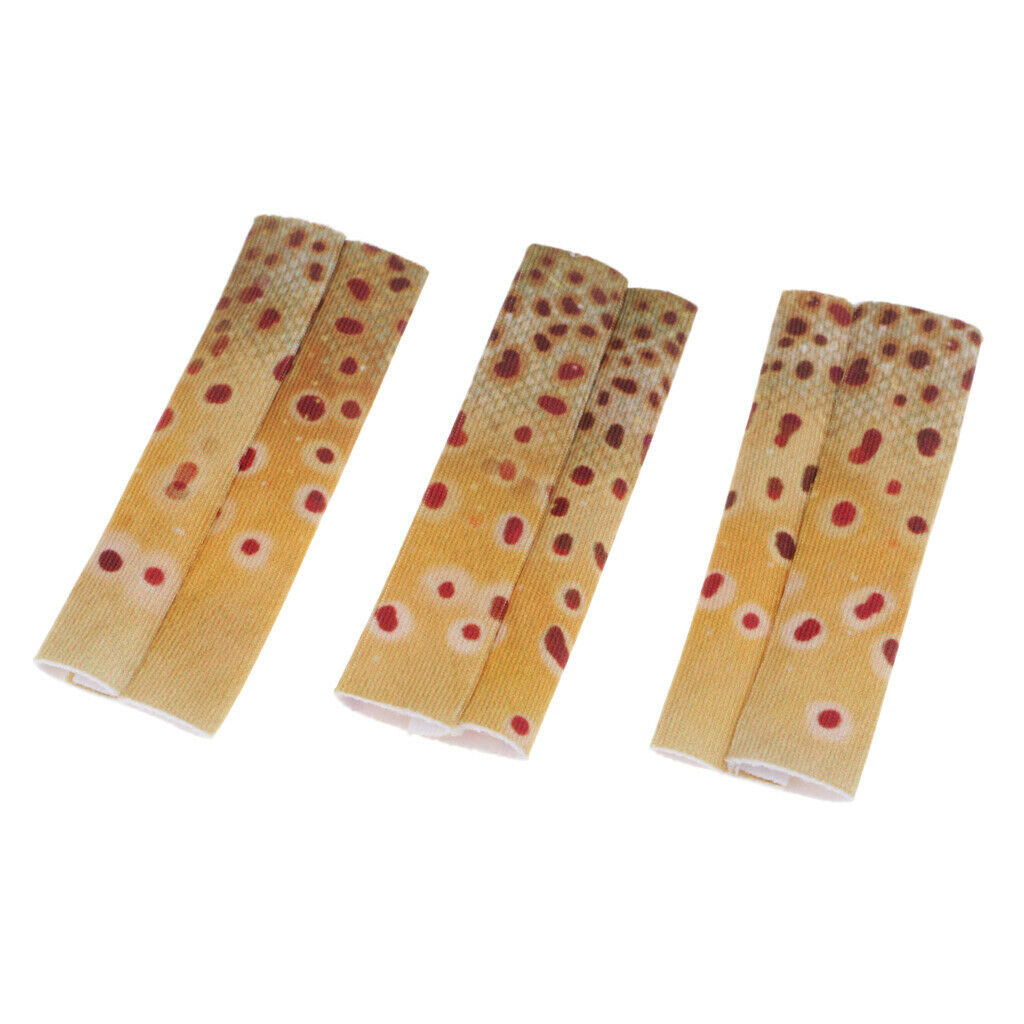 3pcs Fly Line Stripping Guards Yellow Fly Fishing Finger Protection Tool -