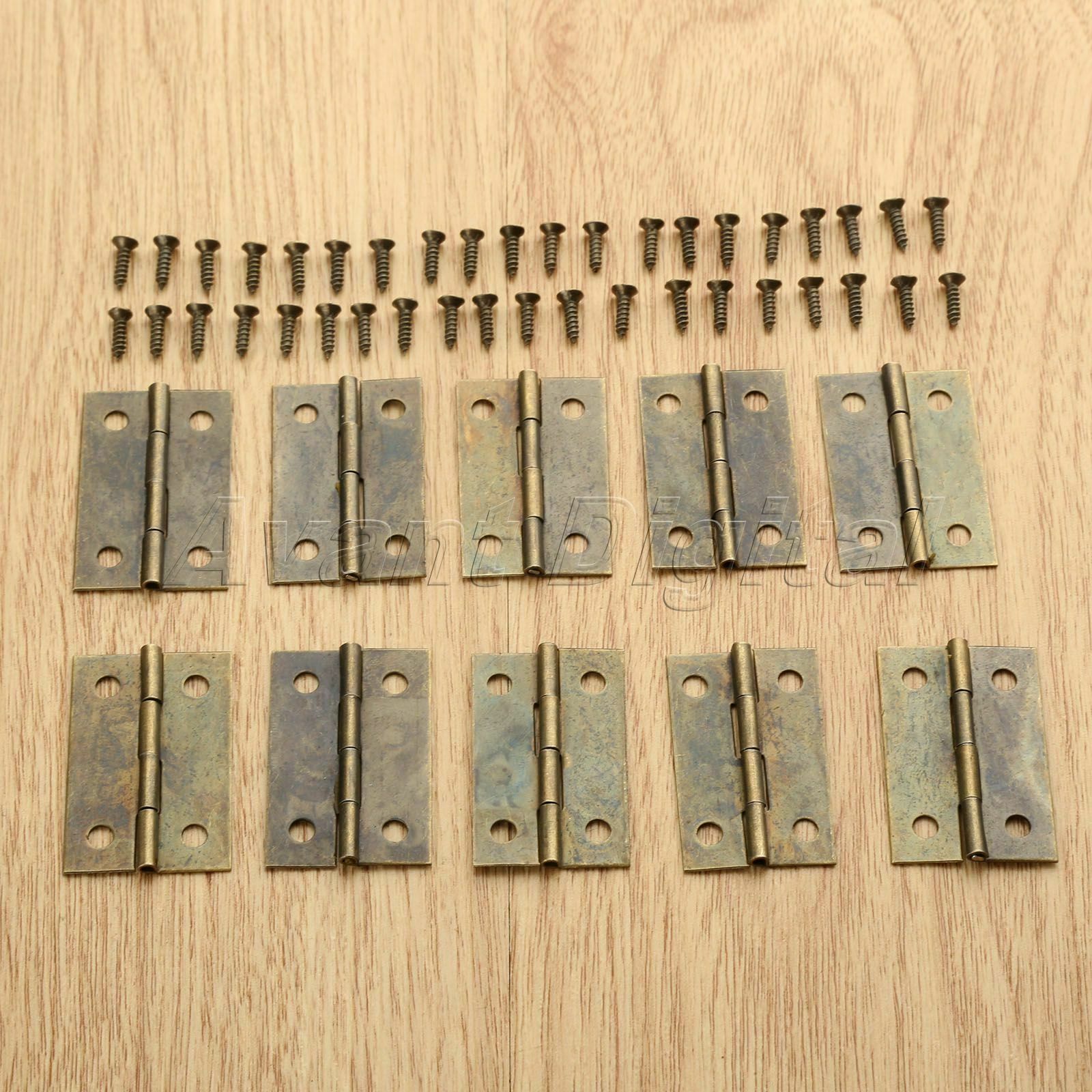 Furniture Door Hinge Retro Jewelry Box Chest Cabinet Suitcase Hinges Zinc Alloy
