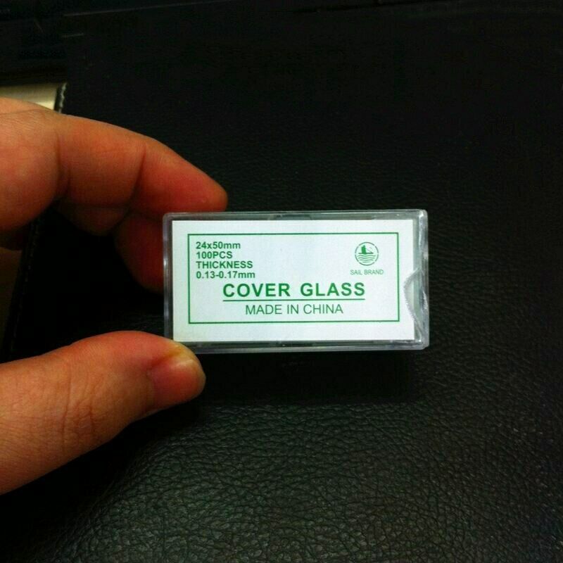 Blank Microscope Glass Slide Cover Slips 100pcs cover glass slips 24X50mm