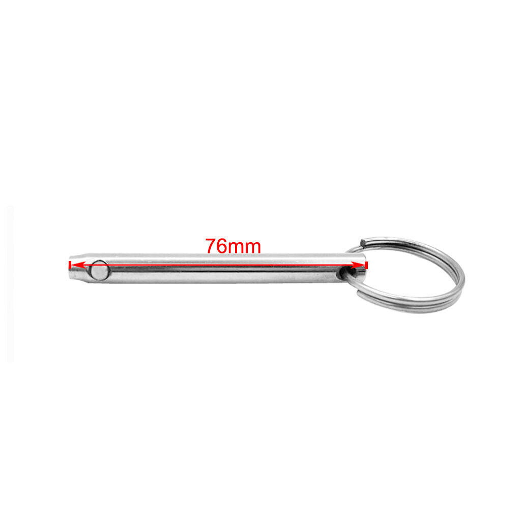 316 Stainless Steel Boat Bimini Top Hinge Ball Pin 5/16" 76MM Marine Grade