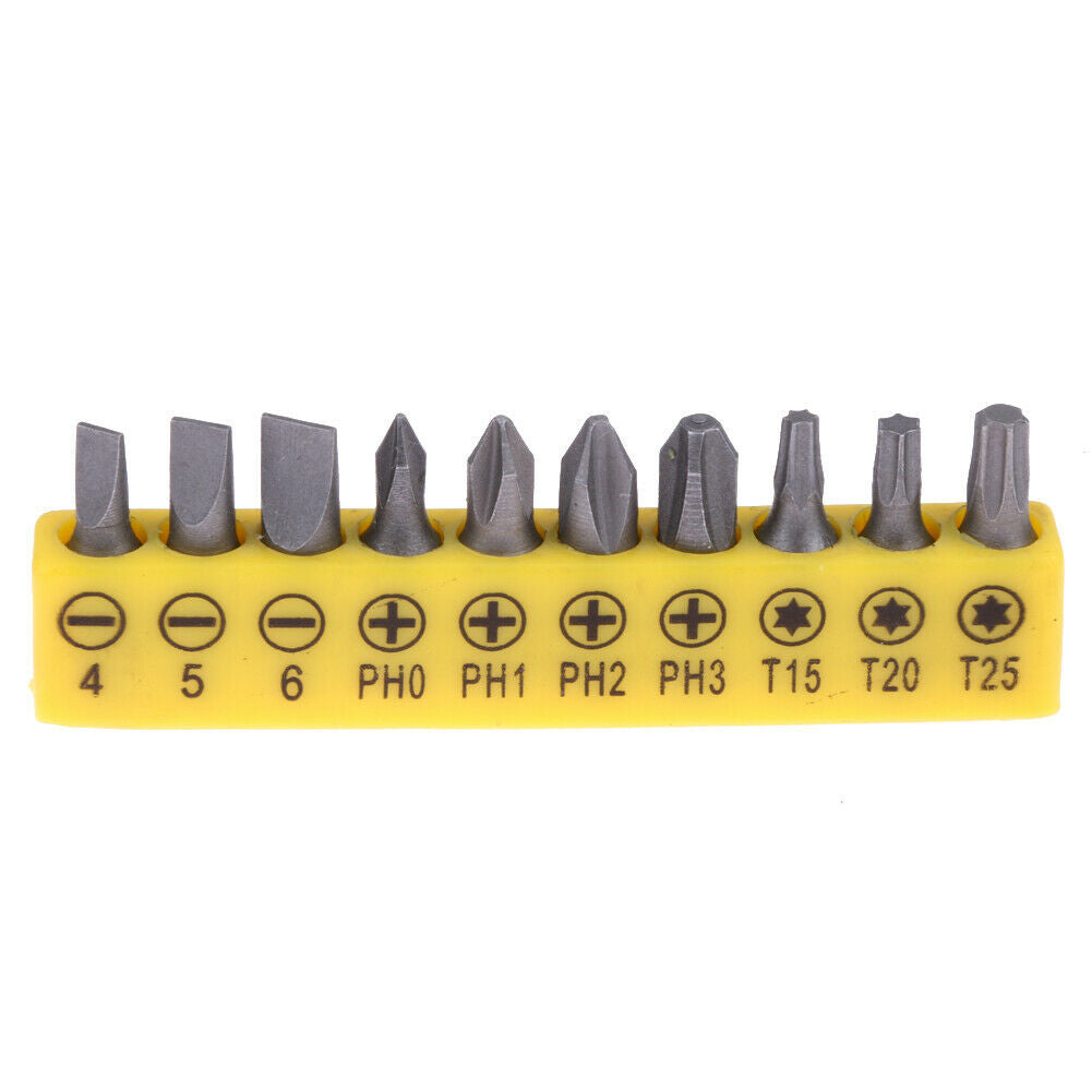 10 in 1 Socket Screwdriver Set Precision L-shaped Angle Head @
