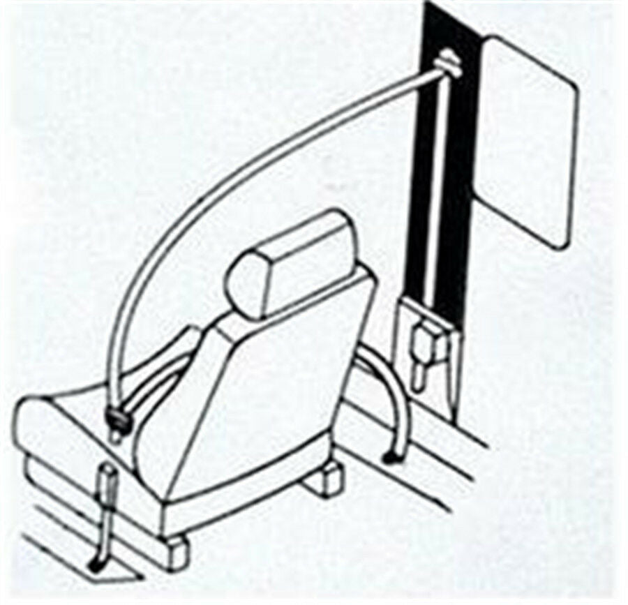 Universal Retractable Car 3 Point Safety Seat Lap & Diagonal Belt Nylon Straps