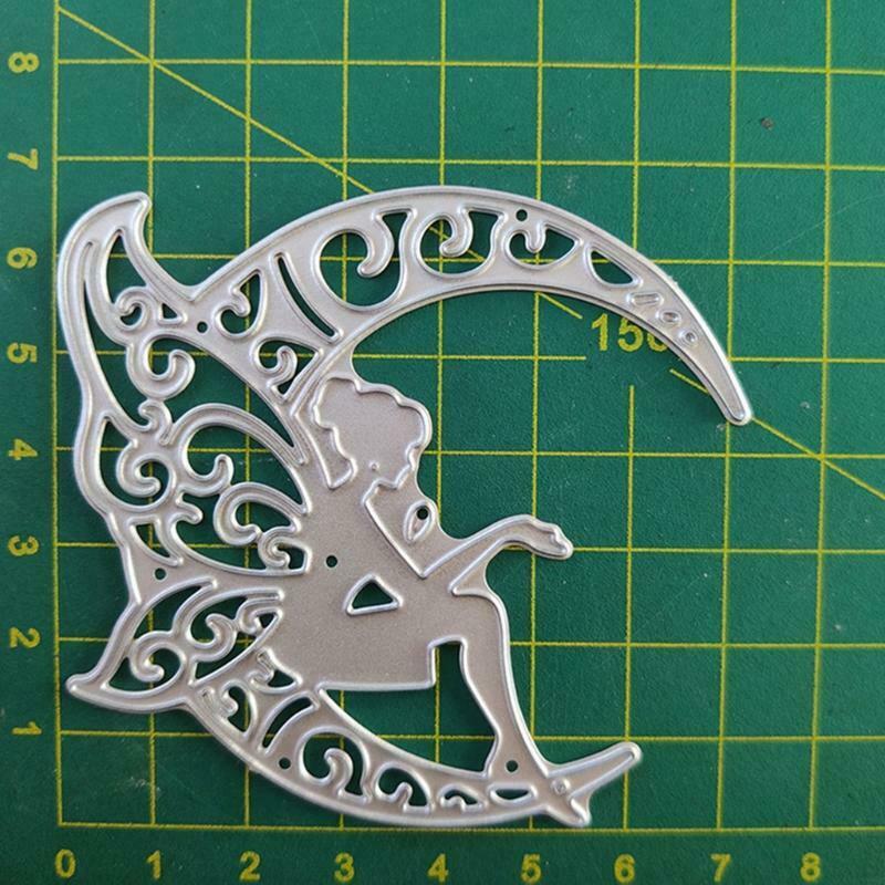 Moon Fairy Metal Cutting Dies Stencil Scrapbooking DIY Album Stamp Paper Emboss