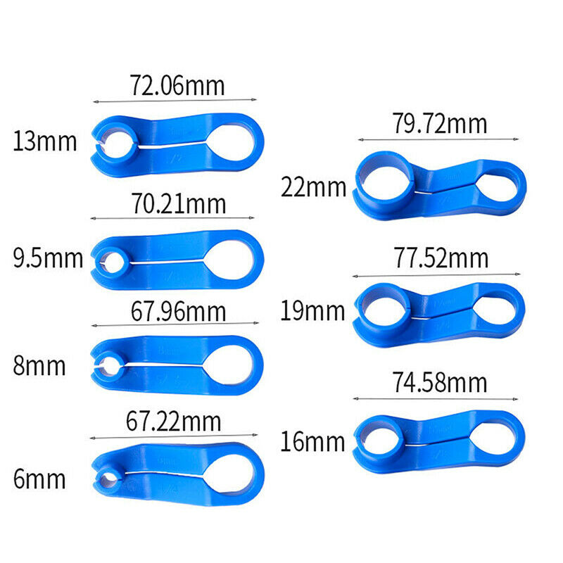 7pcs/set Automobile Fuel Line Disconnect Set Fuel Line Removal Tools Replace DF