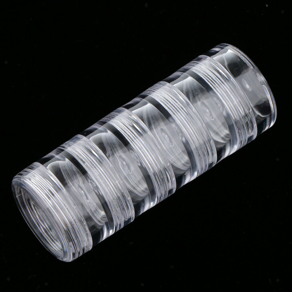 25PCS Clear Plastic Cosmetic Sample Container Jars Pot Small Empty Portable
