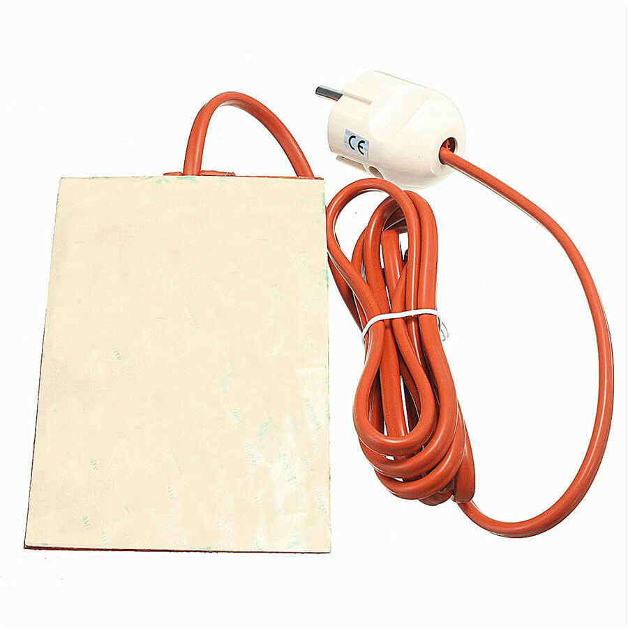 Car Truck Start Engine Heater Oil Pan Tank Pre Heater 100W 220v Silicone Hot Pad