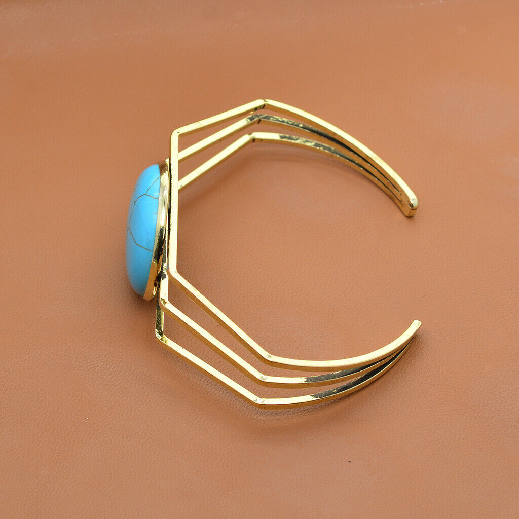 2 Pieces 25mm Bangle Base Bracelet Blanks Findings Tray Setting retro bronze