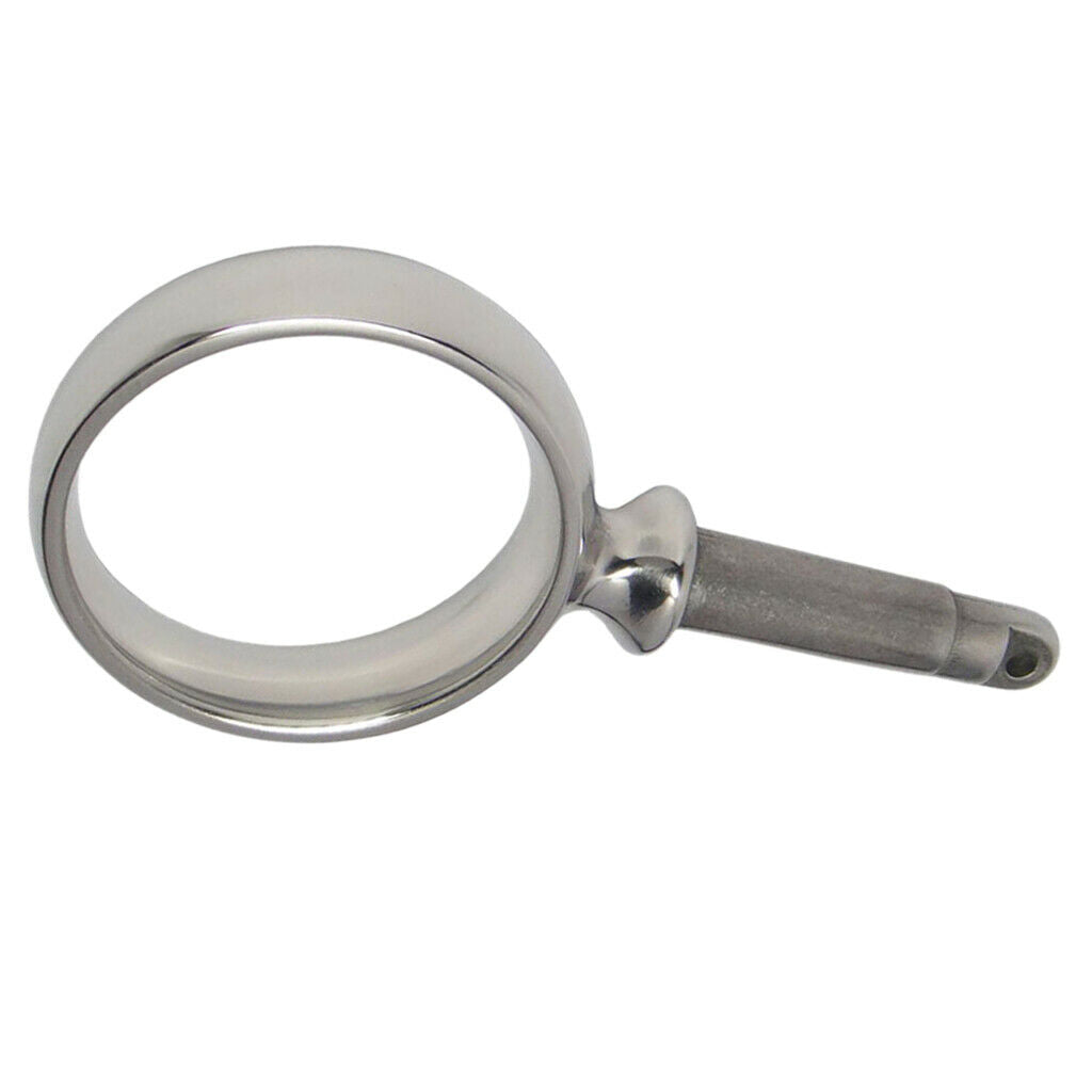 2x 316 Stainless Steel 2-1/4" Round Oarlock 1/2"x 2" Shaft for Boat Kayak