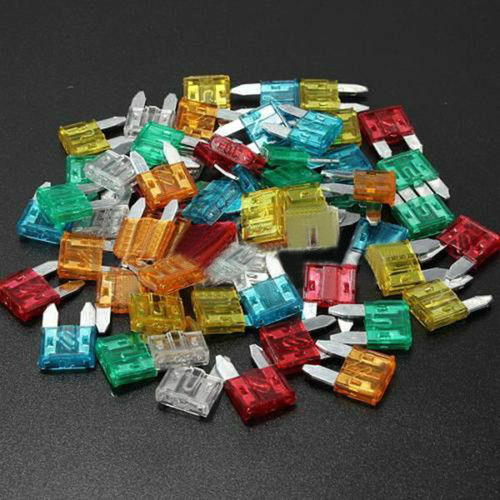60Pcs New MIXED Mini Blade Fuse AUTO Car Motorbike5 10 15 20 25 30 AMP