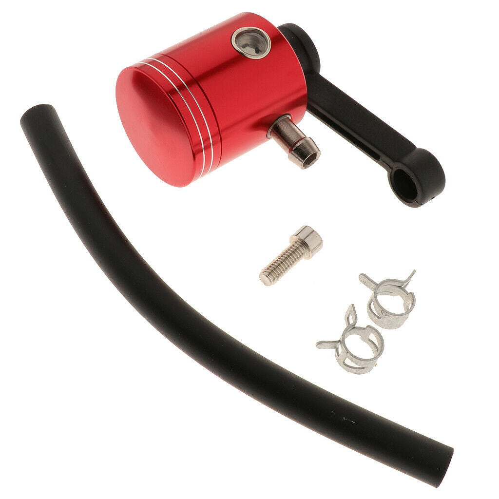 Red Motorcycle ATV Brake Oil Cup Fluid Tank Reservoir for Yamaha MT07 MT09