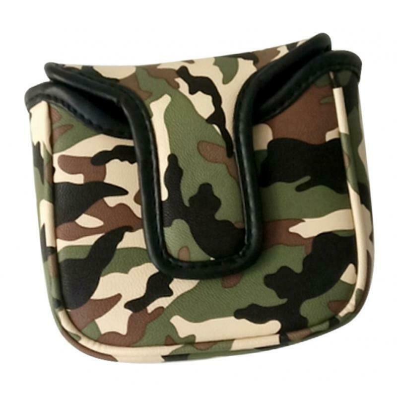2Pcs PU Leather Golf Headcover Head Covers Golf Head Guard Golf Accessories