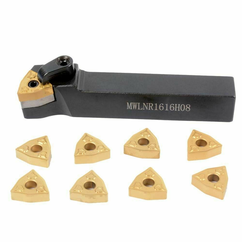 1pc MWLNR 1616H08 turning holder tool + WNMG080408-CM carbide insert for lathe