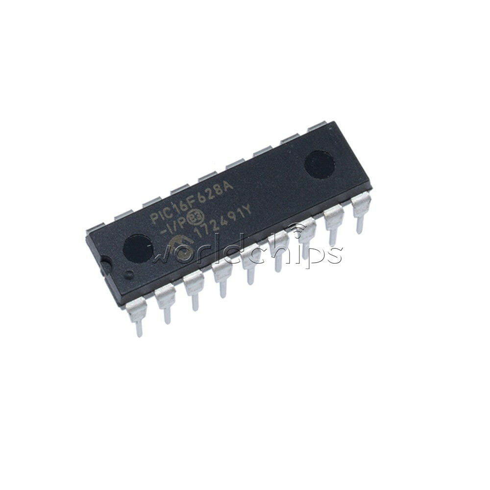 2PCS MCU IC MICROCHIP DIP-18 PIC16F628A-I/P PIC16F628A