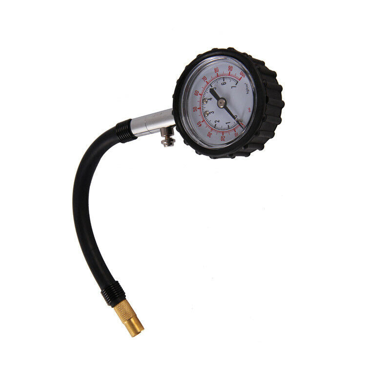 Dial Tire Gauge Metal Air Pressure PSI Truck Auto Car Bicycle Tester Meter