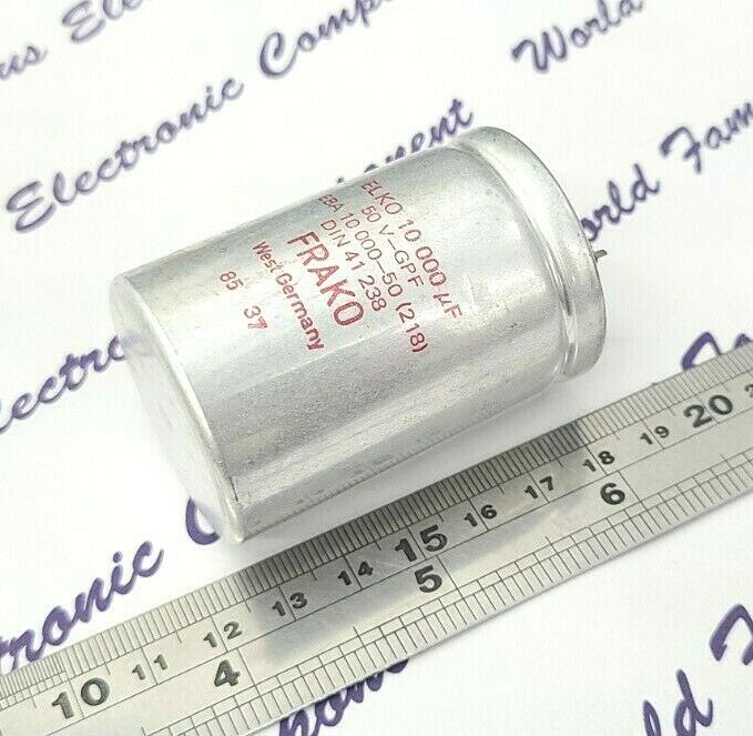1pcs - FRAKO EBA 10000uF 50V  GPF Terminal Electrolytic Capacitor - ELKO