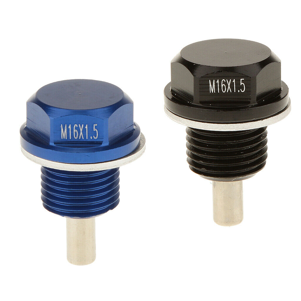 MagiDeal M16X1.5 Anodized Engine Oil Pan Drain  Plug For   2 Colors