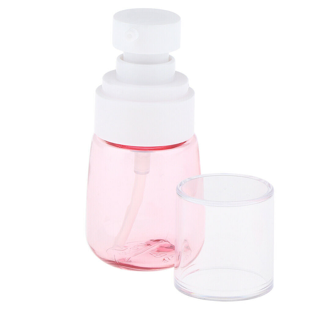 2 Pieces Plastic Reusable Fine Mist Sprayer Bottle for Travel Makeup Perfume