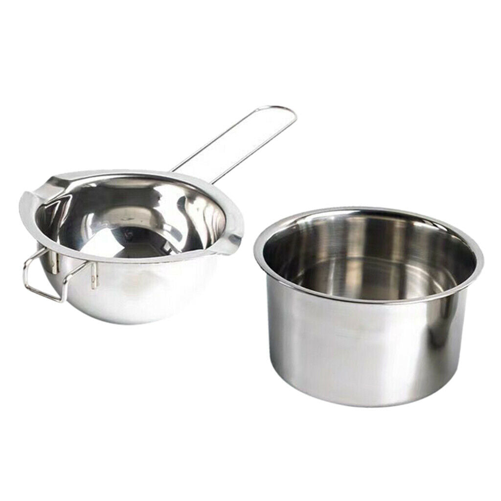 Stainless Steel Long Handle Candle Wax Melting Pot Double Boiler for DIY Candle