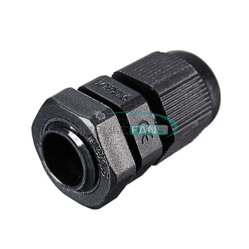 10PCS Fixing Gland Connector PG7 3.5-6mm Dia Cable Wire Waterproof