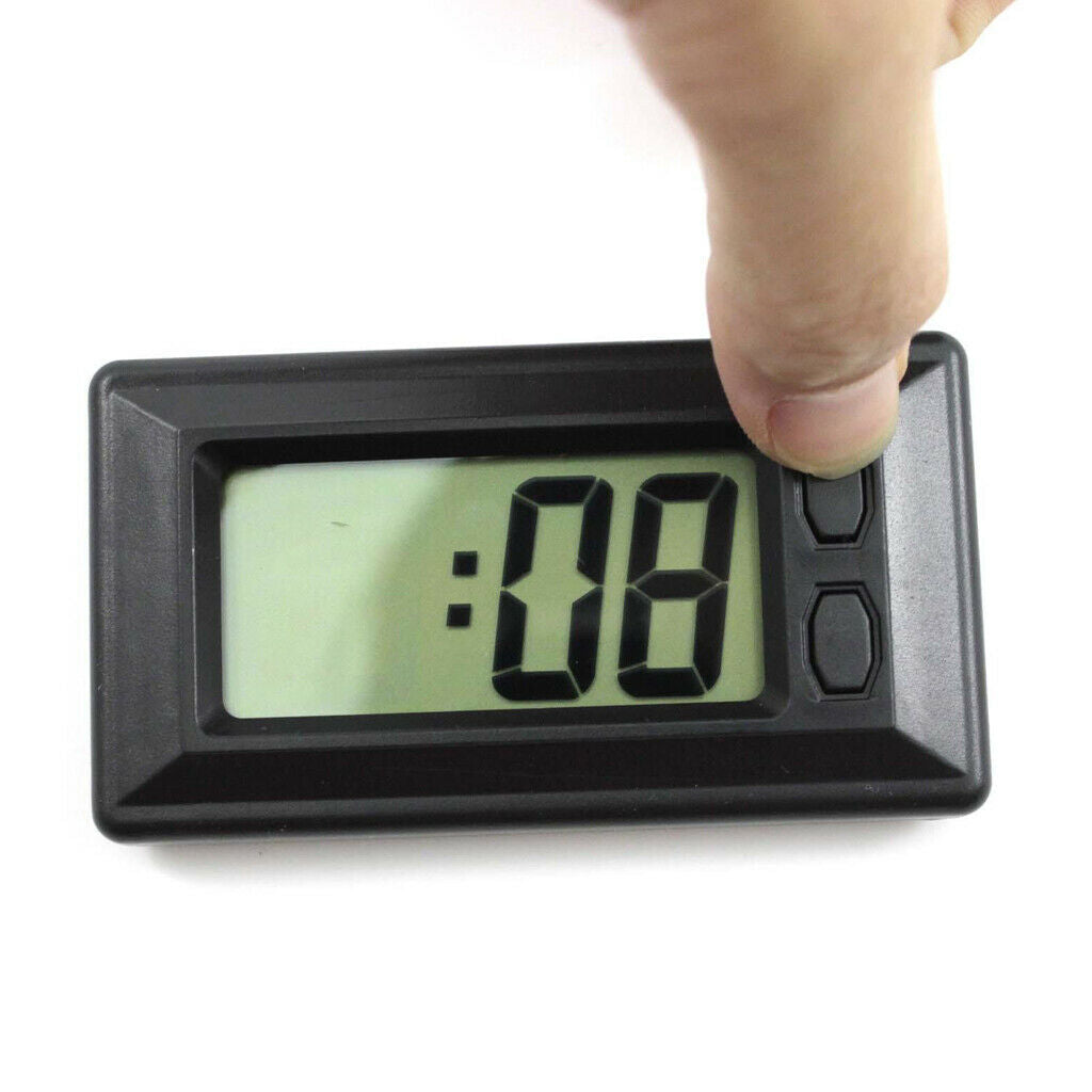Universal Car Vehicle Dashboard LCD Digital Display Clock