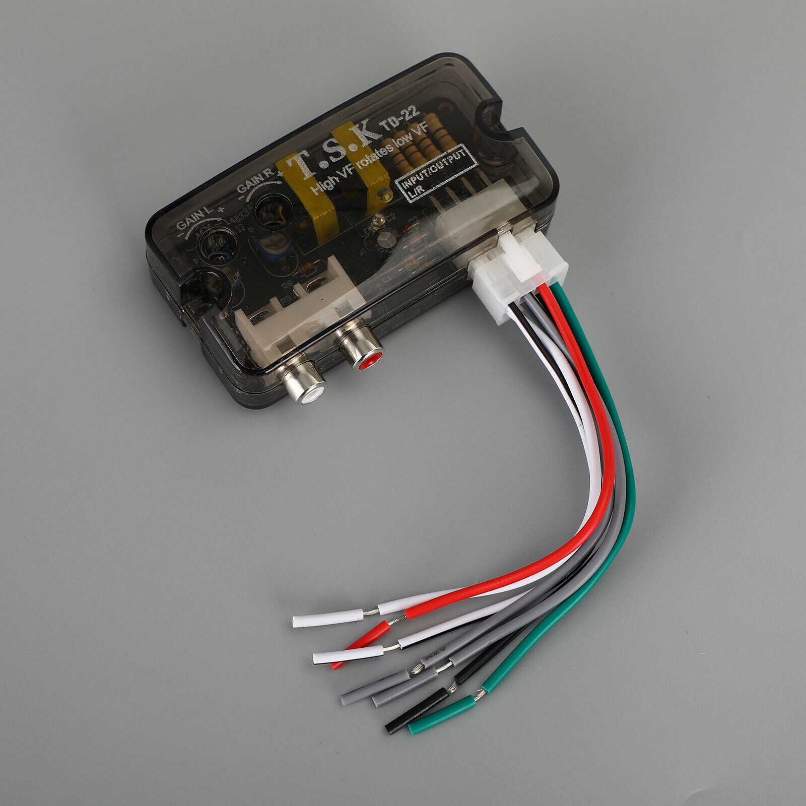 12V Td-22 Rca Stereo High To Low Converter Stereo Speaker Level Adapter CN
