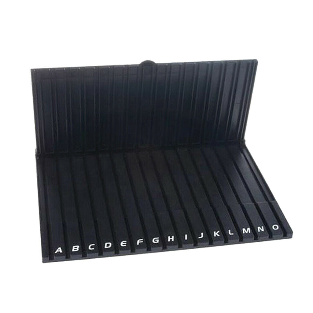 Plastic TG Pieces Shelves Placement Rack for Gundam Parts Black 20x20cm