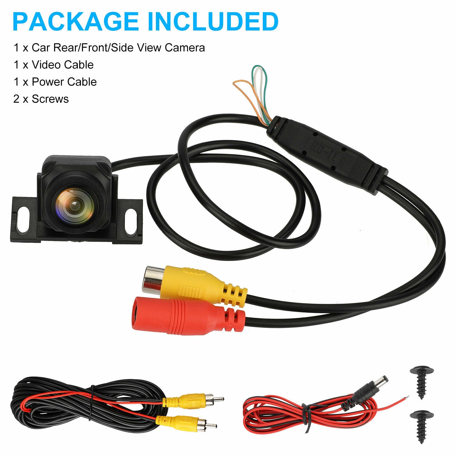 170° CMOS HD Car Front/Side/Rear View Reverse Backup Night Vision Parking Camera