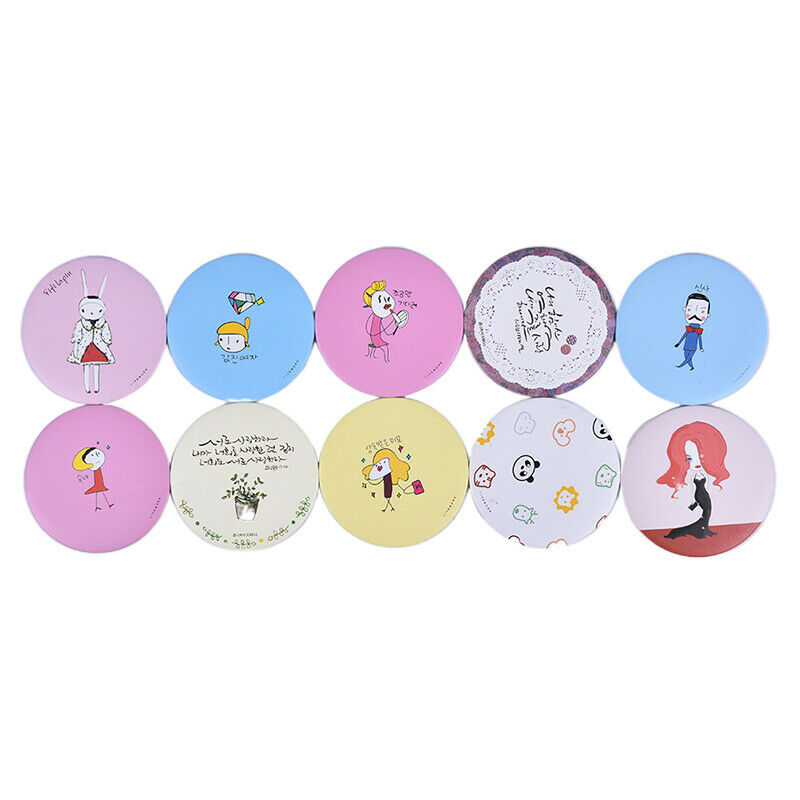 Portable Small Makeup Mirror Cartoon Style Travel Mirrors Pocket Beauty M.l8