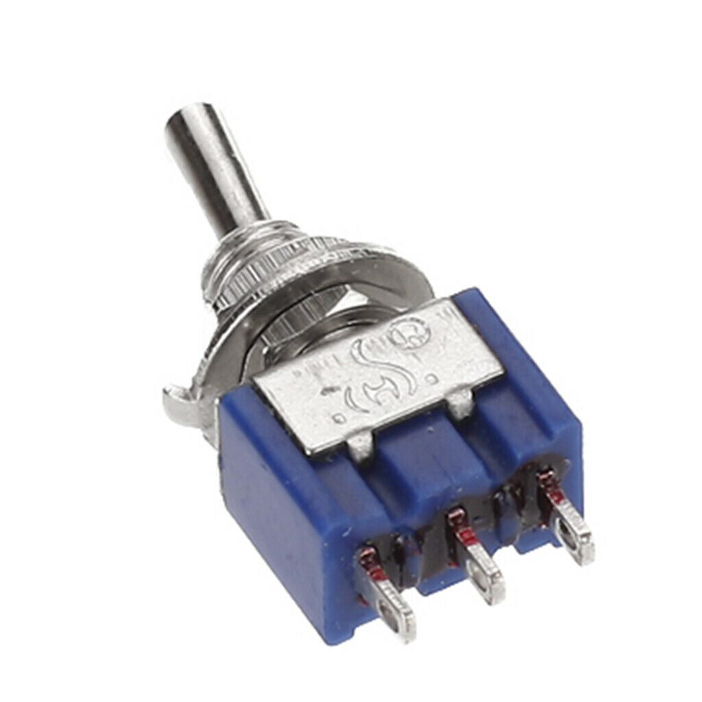 2-way 3-pole On/On Toggle Mini Switch For Musical Instrument Wiring Harness