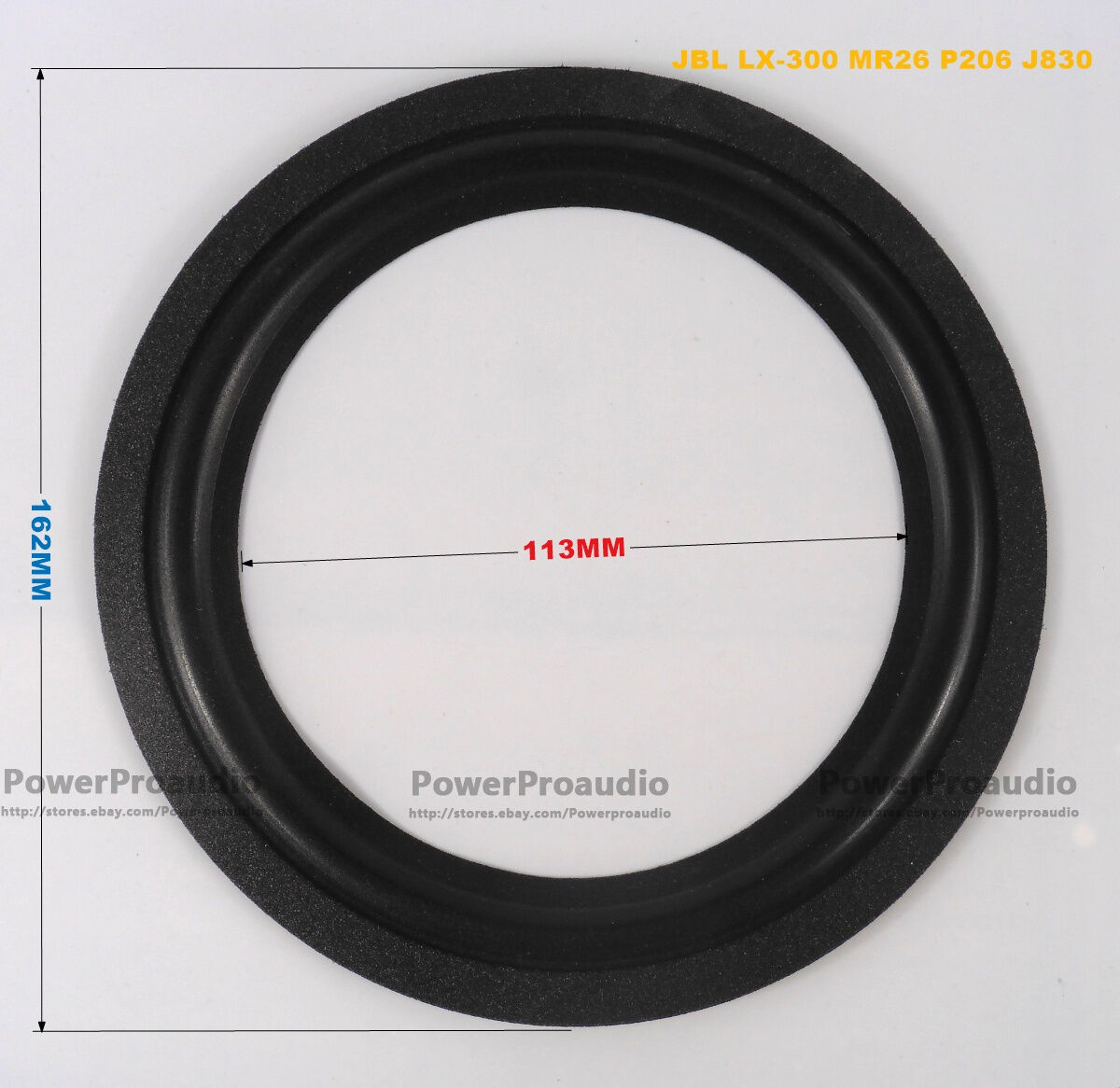 1pc Replacement 6.5 inch Foam Surround For JBL LX-300 MR26 P206 J830