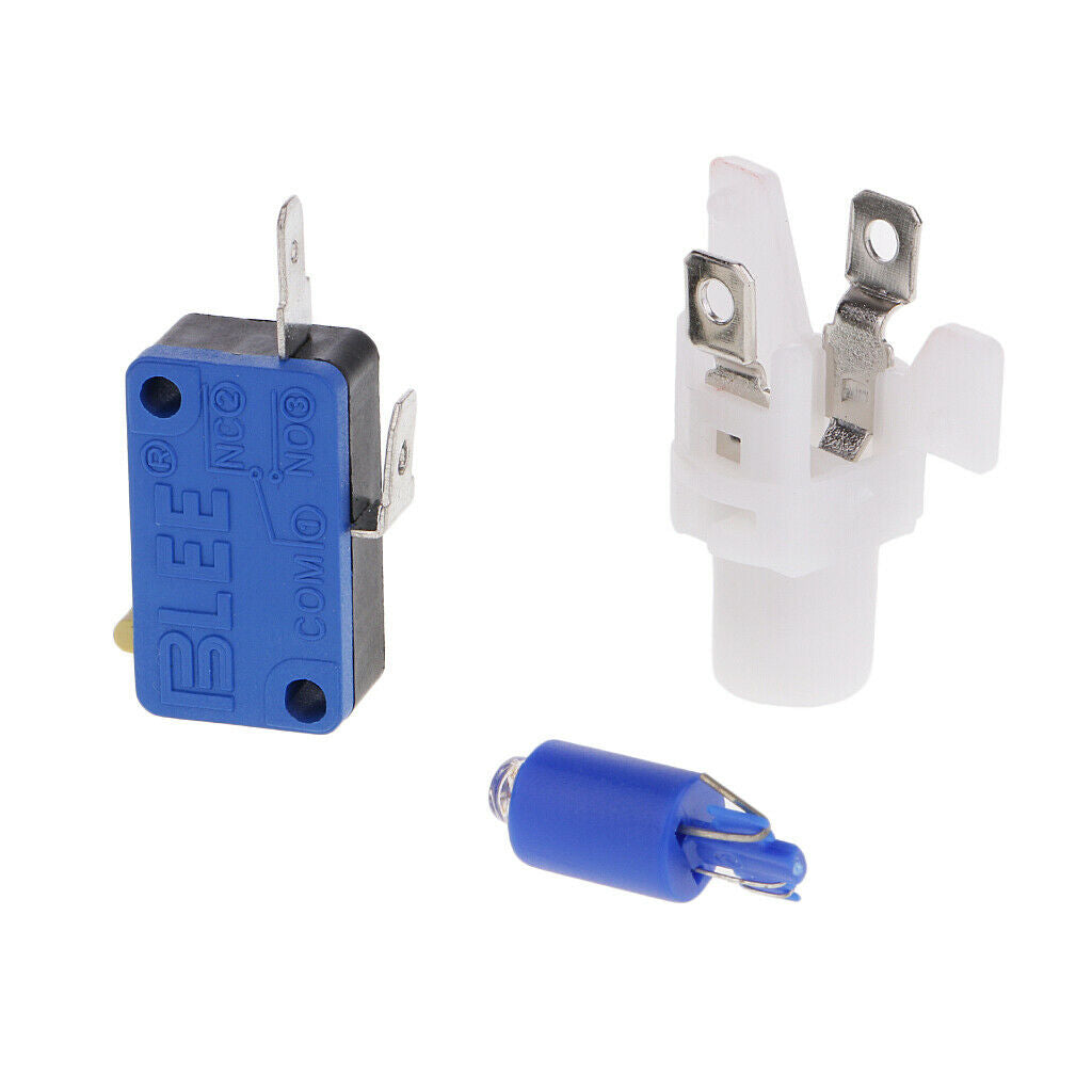Video slot machine button 12V LED Illuminated for Arcade Game 3.9x3.9cm blue