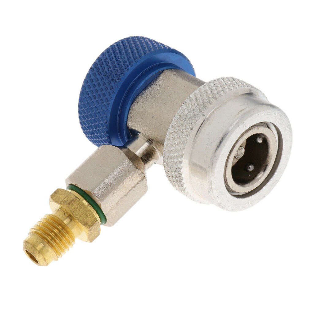 2pcs AC R134a Quick Coupler Connector Adapter A/C Manifold Gauge Low/High