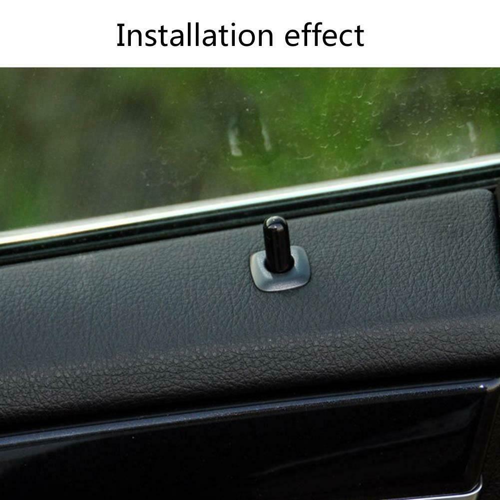 Door Lock Button Pin Screw Knob Black for BMW F10 F02 F07 E70 525 730 X1 X6 @