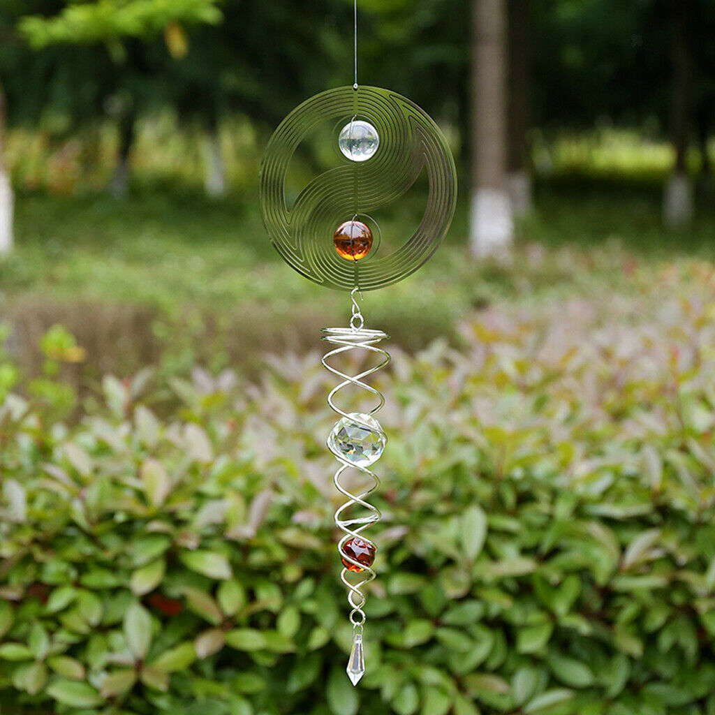 1 Set Whirligig Wind  Battery Hanging Wind  Motor Turn Swirl